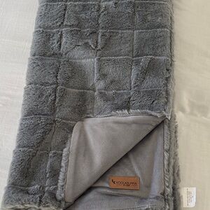 UGG Gray Plush Blanket